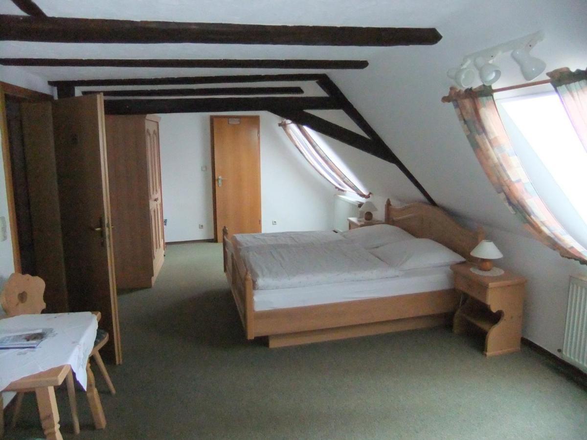 Gasthof Rotes Ross Zell im Fichtelgebirge Kamer foto